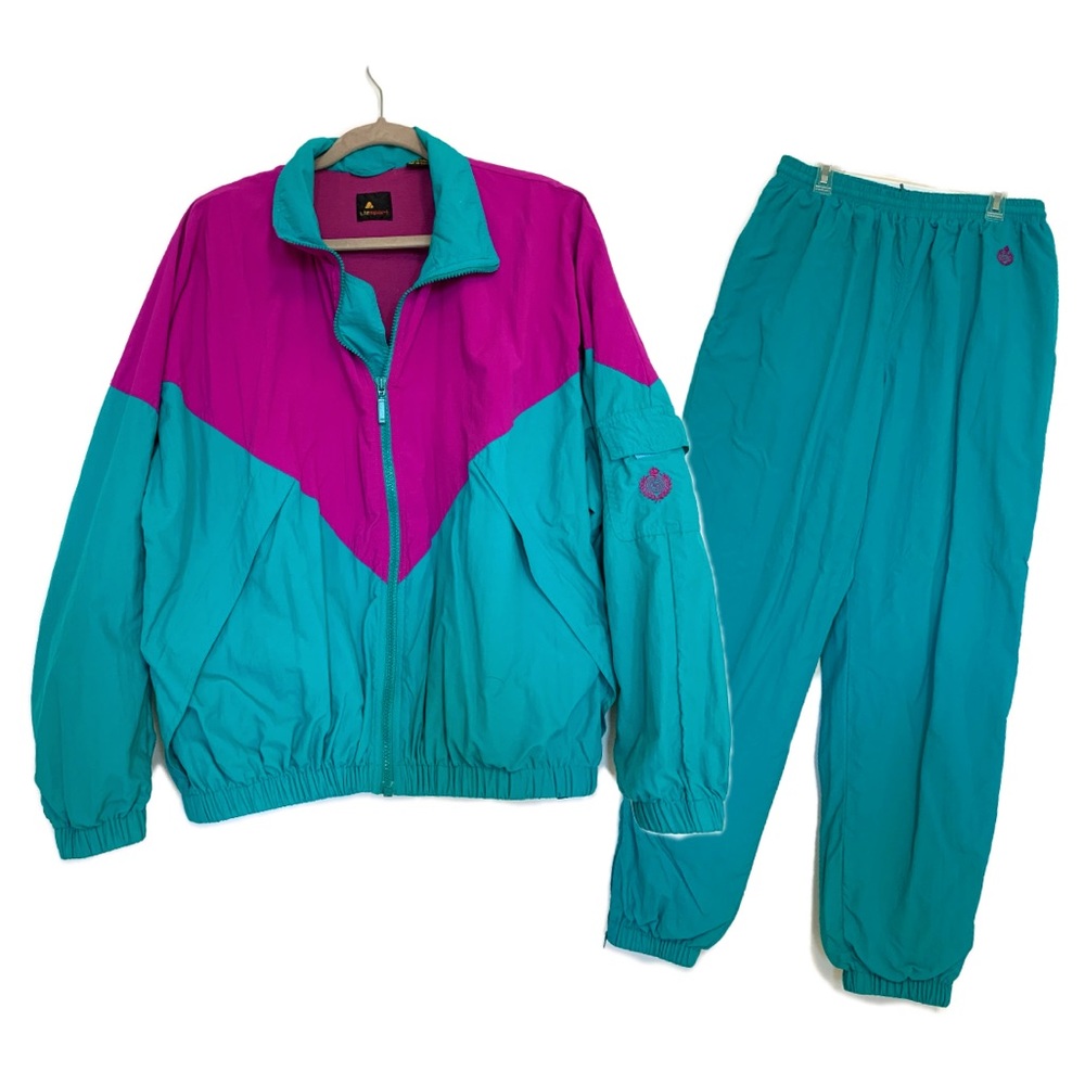 90s Vintage LizSport Windbreaker Set